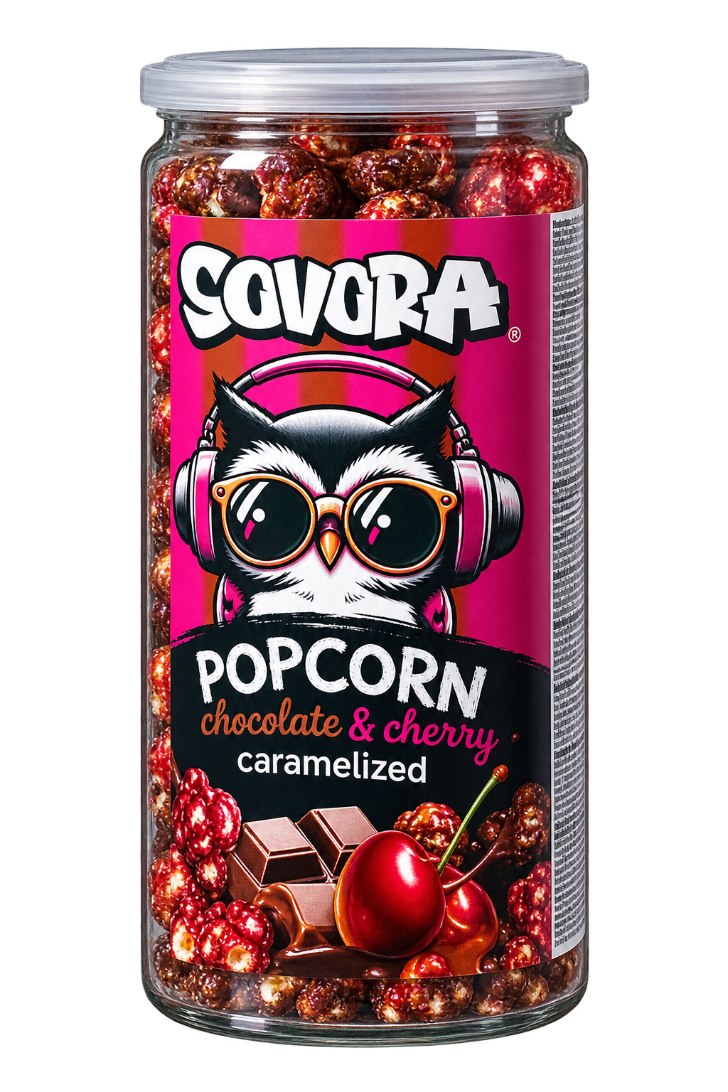 Popcorn Sovora chocolat et cerise