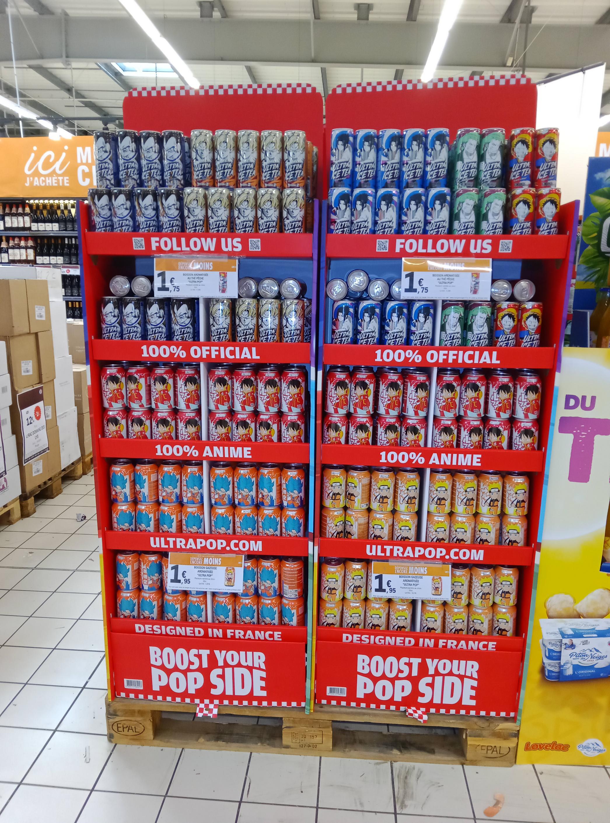 Double display UltraPop en magasin