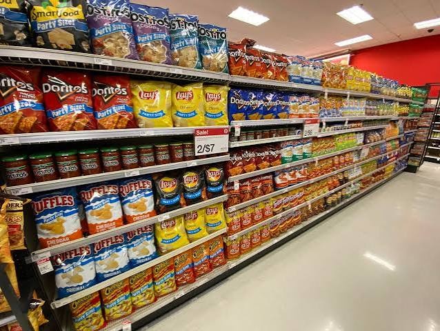 Rayon snacking et chips
